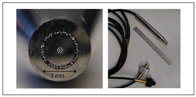 Raman pen probe for bulk tissue spectroscopy