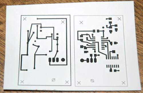 Laser Printed Toner Pattern